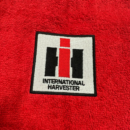 Case IH Towels Embroidered International Harvester Hand Towel Set Red Bathroom Home Decor