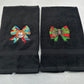 Halloween Hand Towel Set Embroidered Horror Movie Freddy Jason Scream Ghostface Pennywise Chucky Beetlejuice