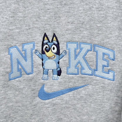 Nike Bluey HOODIE Embroidered Adult Unisex Hooded Sweatshirt