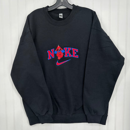Nike Spiderman Embroidered Adult Unisex Crewneck Sweatshirt