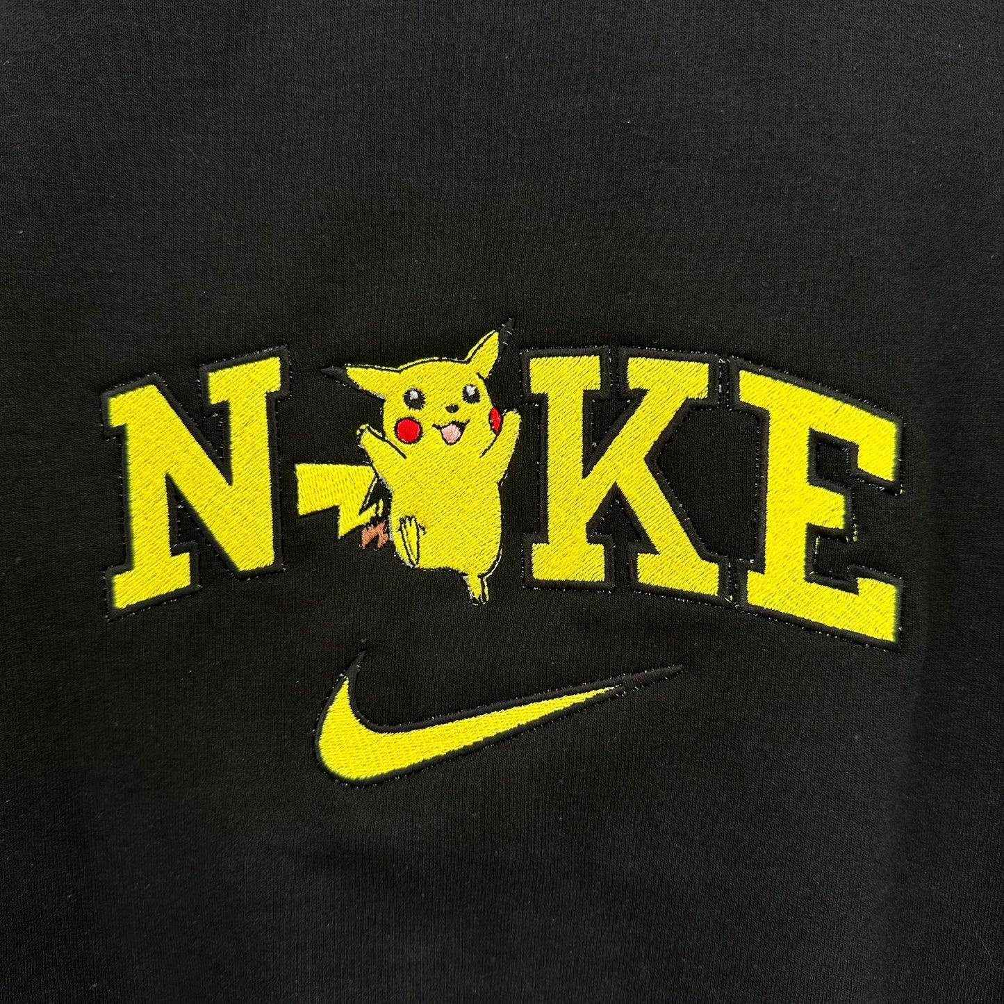 Nike Pokemon Pikachu Embroidered YOUTH Hoodie / Crewneck Sweatshirt Kids Boy Girl Unisex