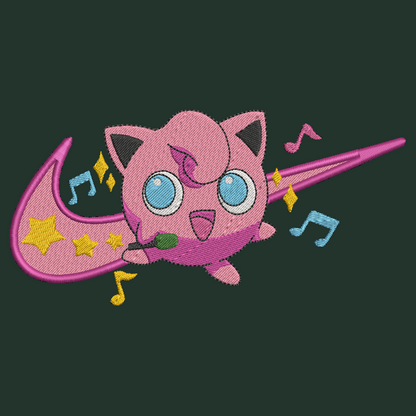 Nike Pokemon Jigglypuff Embroidered ADULT Hoodie / Crewneck Sweatshirt Unisex Swoosh Video Gamer Gift