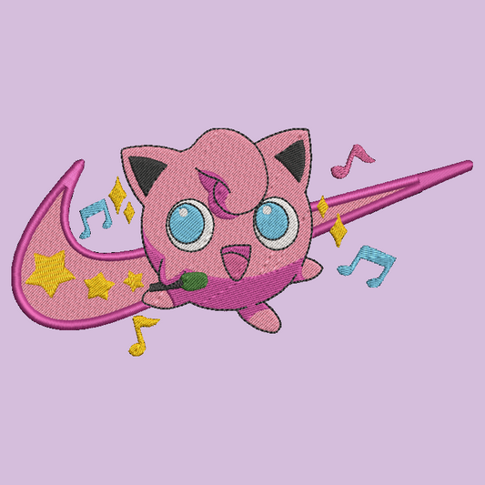 Nike Pokemon Jigglypuff Embroidered ADULT Hoodie / Crewneck Sweatshirt Unisex Swoosh Video Gamer Gift