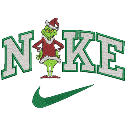 Nike Grinch Embroidered YOUTH Hoodie / Crewneck Sweatshirt Kids Boy Girl Unisex Christmas