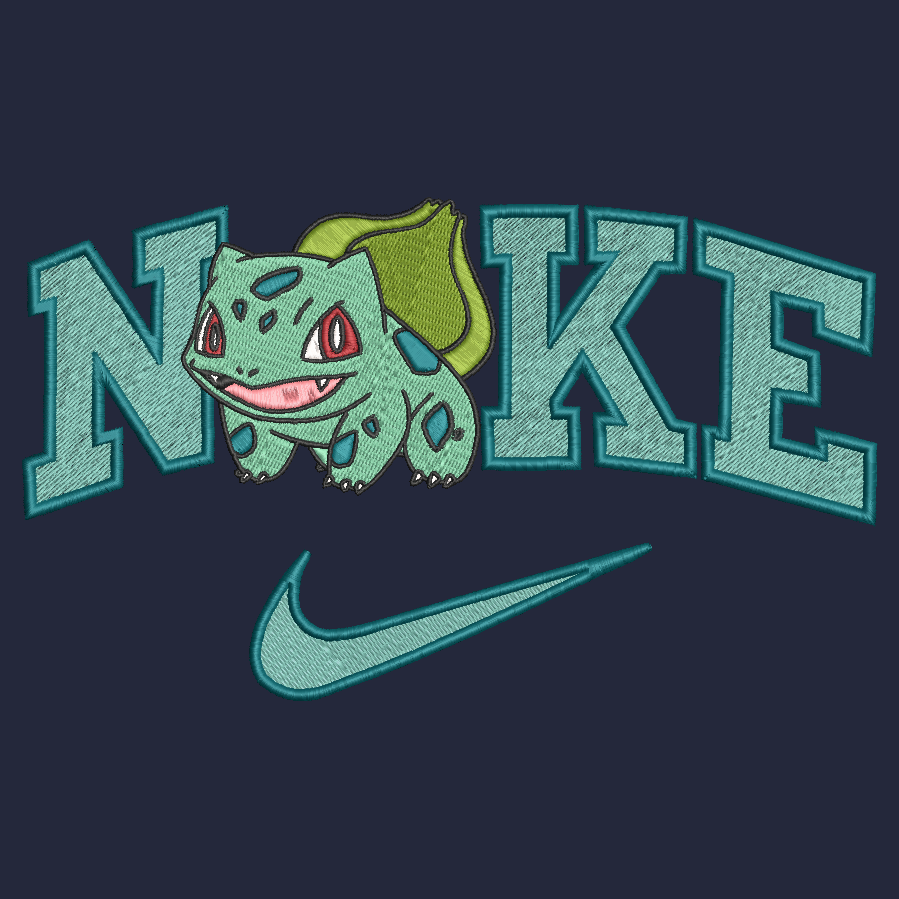 Nike Pokemon Bulbasaur Embroidered YOUTH Hoodie / Crewneck Sweatshirt Kids Boy Girl Unisex