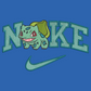 Nike Pokemon Bulbasaur Embroidered YOUTH Hoodie / Crewneck Sweatshirt Kids Boy Girl Unisex