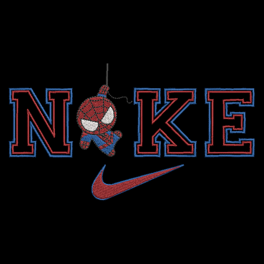 Nike Chibi Spiderman Embroidered Adult Unisex Crewneck Sweatshirt Marvel