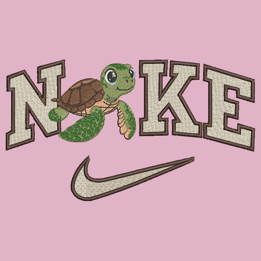 Nike Turtle Embroidered TODDLER Crewneck Sweatshirt Cute Animal Lover Gift