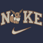 Nike Pokemon Eevee Embroidered Adult Unisex Crewneck Sweatshirt