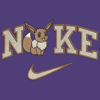 Nike Pokemon Eevee Embroidered YOUTH Hoodie / Crewneck Sweatshirt Kids Boy Girl Unisex