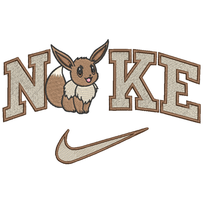 Nike Pokemon Eevee Embroidered YOUTH Hoodie / Crewneck Sweatshirt Kids Boy Girl Unisex