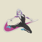 Nike Ghost Spider Woman Embroidered Adult Unisex Crewneck Sweatshirt Gwen Stacy Marvel Comics