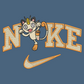Nike Pokemon Meowth Embroidered Adult Unisex Crewneck Sweatshirt