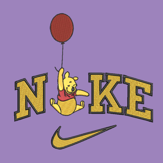 Nike Winnie The Pooh Embroidered TODDLER Unisex Crewneck Sweatshirt Balloon Gold