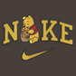 Nike Winnie The Pooh Embroidered Adult Unisex Crewneck Sweatshirt Honey Pot