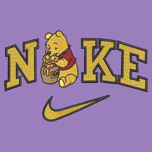 Nike Winnie The Pooh Embroidered TODDLER Unisex Crewneck Sweatshirt Honey Pot