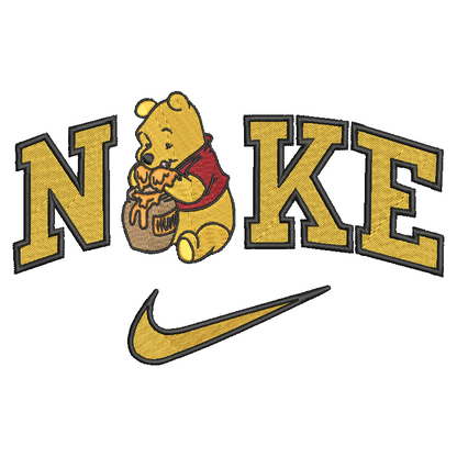 Nike Winnie The Pooh Embroidered TODDLER Unisex Crewneck Sweatshirt Honey Pot
