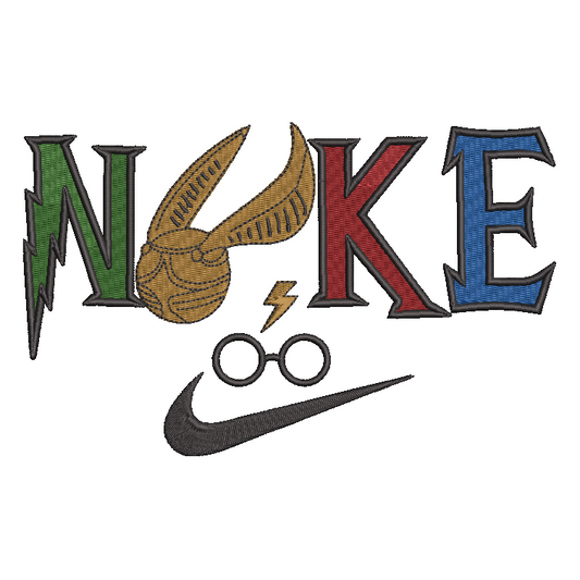 Nike Harry Potter Embroidered TODDLER Crewneck Sweatshirt Wizard Glasses Lightning Snitch