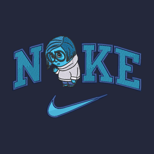 Nike Sadness Embroidered Adult Unisex Crewneck Sweatshirt Inside Out