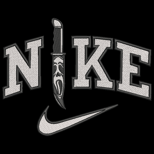 Nike Halloween Scream Knife Embroidered Adult Unisex Crewneck Sweatshirt Ghost Face