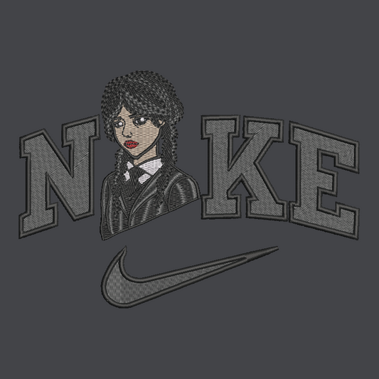 Nike Wednesday Embroidered ADULT Hoodie / Crewneck Sweatshirt Unisex Goth Witch Addams Family