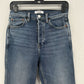 REDONE Jeans Womens 26 80s Slim Straight Blue Denim High Rise Button Fly 90s