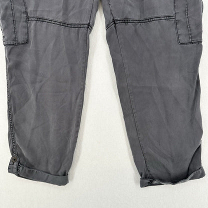 HEI HEI Anthropologie Pants Womens 32 14 Gray Cargo Lyocell Tencel Beach Lounge