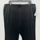 Old Navy Velvet Pants Women 2X High Rise Flare Black Pull On Witch Boho Goth NEW