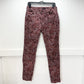Prana Jeans 10 Womens Corduroy Trinity Skinny Slim Pink Rhubarb Paisley Preppy