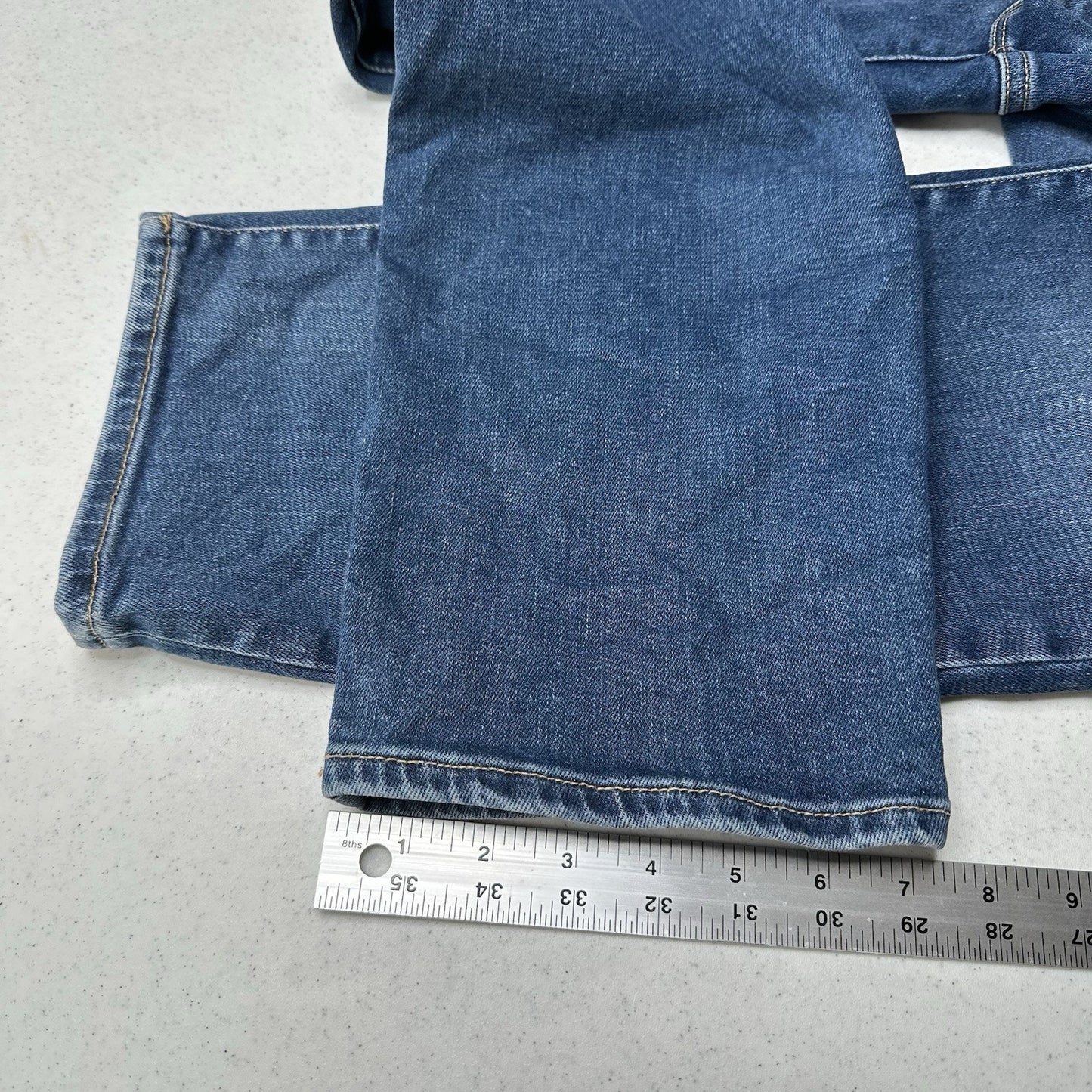 Good American Jeans Womens 12 31 Good Legs Straight Indigo 271 Blue Denim NWOT
