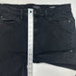 Judy Blue Jeans 13 31 Skinny Black Stretch Denim Leopard Animal Patch Distressed