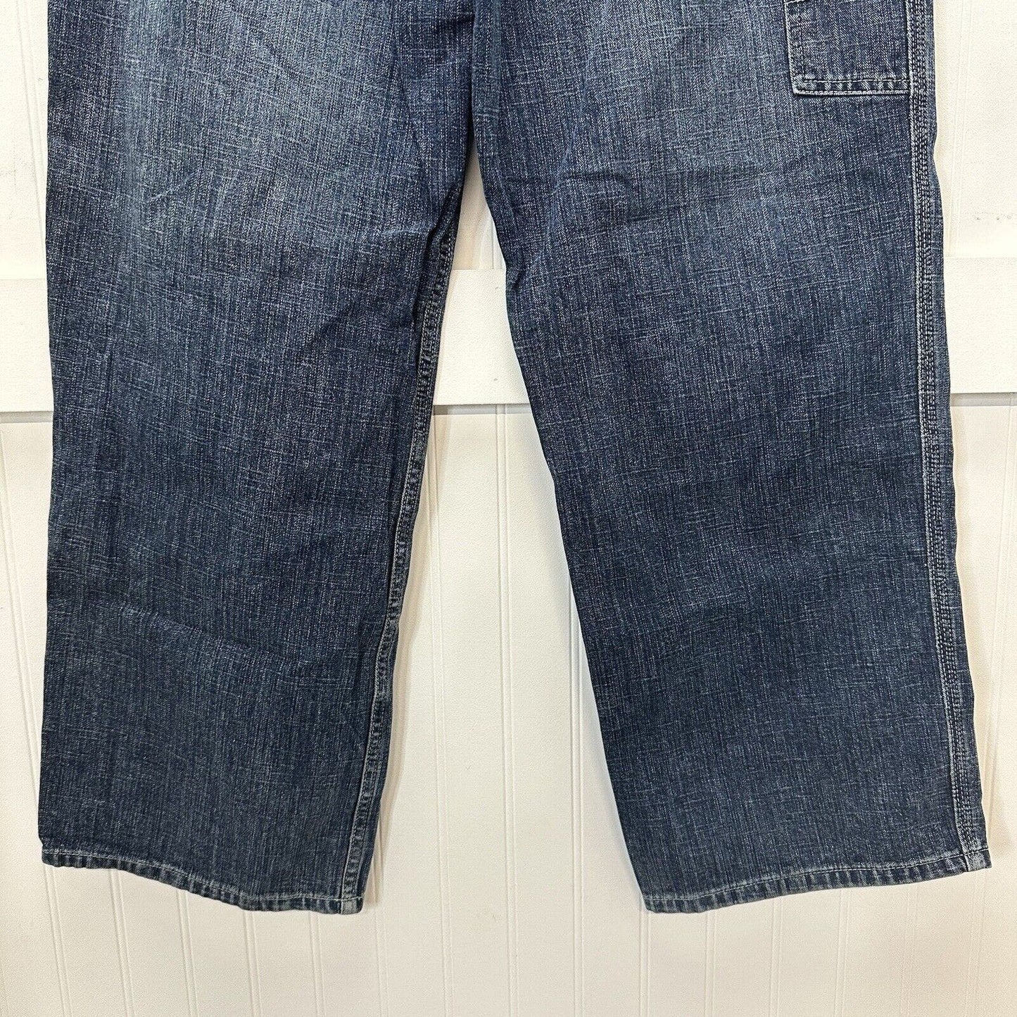 Urban Pipeline Jeans Mens 33x30 Blue Carpenter Loose Baggy Wide Denim Streetwear