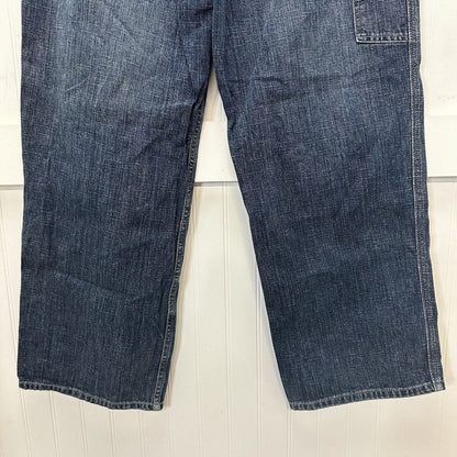 Urban Pipeline Jeans Mens 33x30 Blue Carpenter Loose Baggy Wide Denim Streetwear