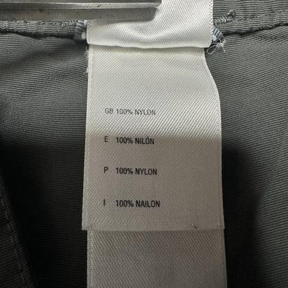 North Face Shorts Mens Large Cargo Belted Dark Gray 10" Long Hiking Nylon Trail