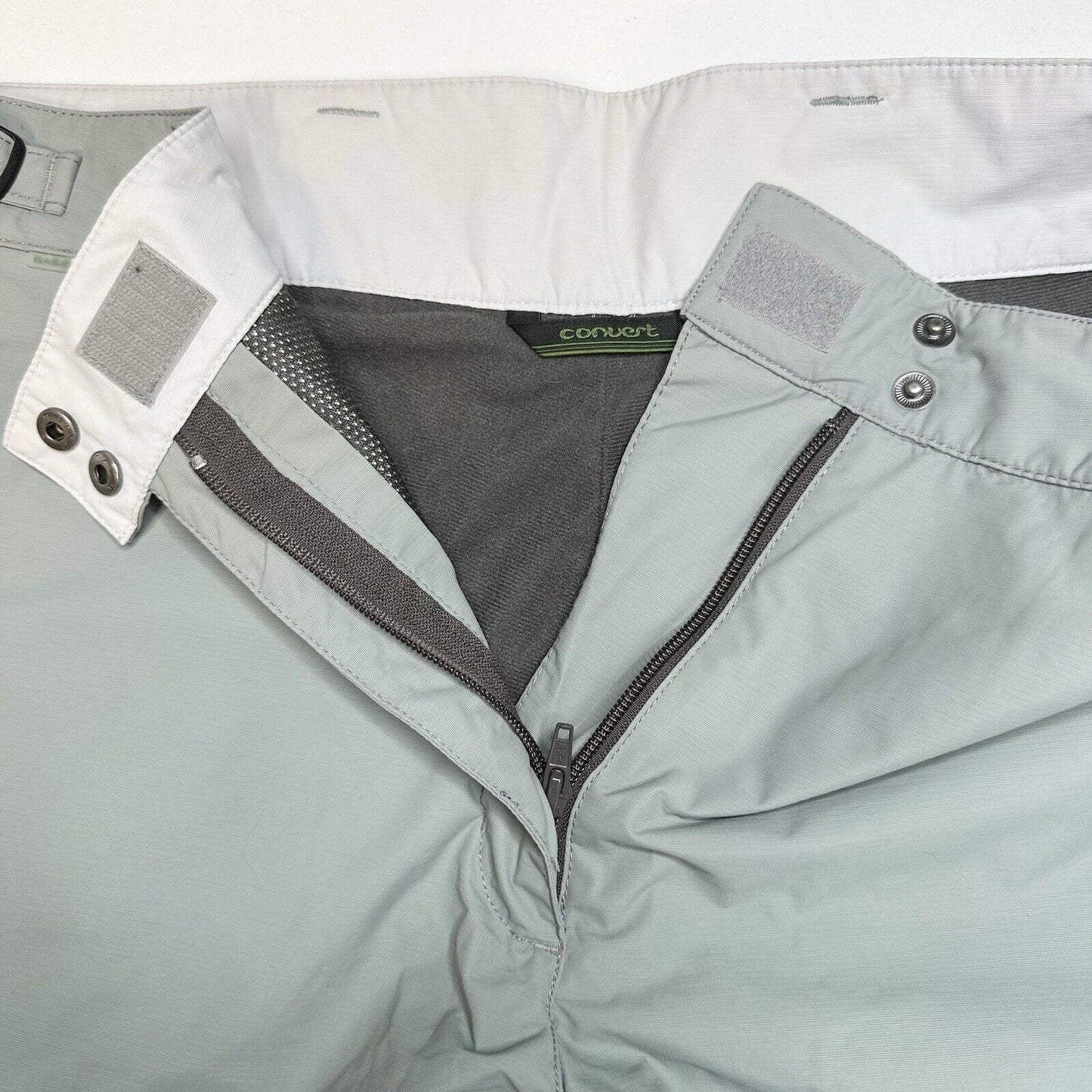 Columbia Pants Womens XL Snow Ski Convert Pant Gray Lined Nylon Winter *Flaw