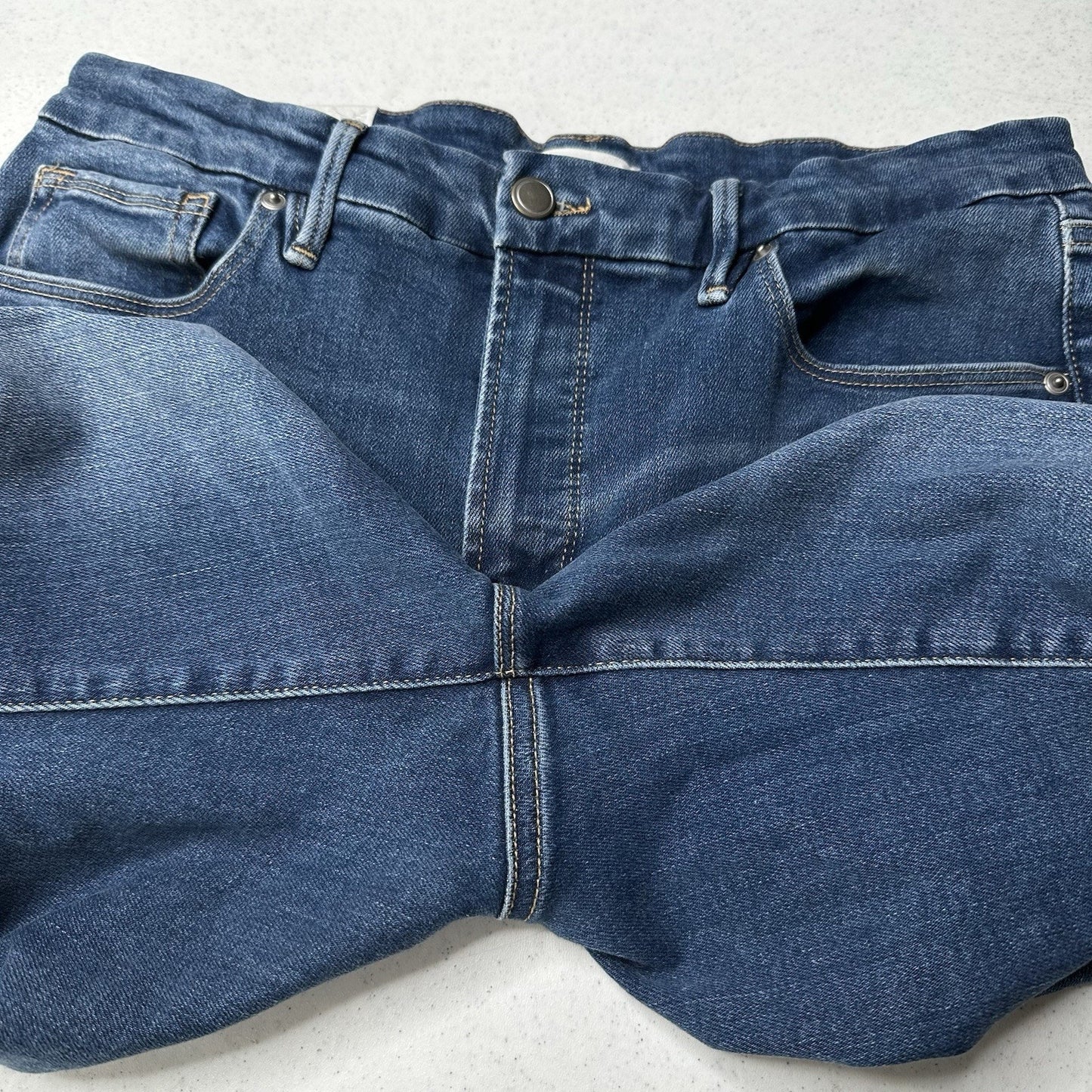 Good American Jeans Womens 12 31 Good Legs Straight Indigo 271 Blue Denim NWOT