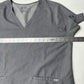 FIGS Scrub Top Womens XL Casma Technical Collection Graphite Gray Work Uniform