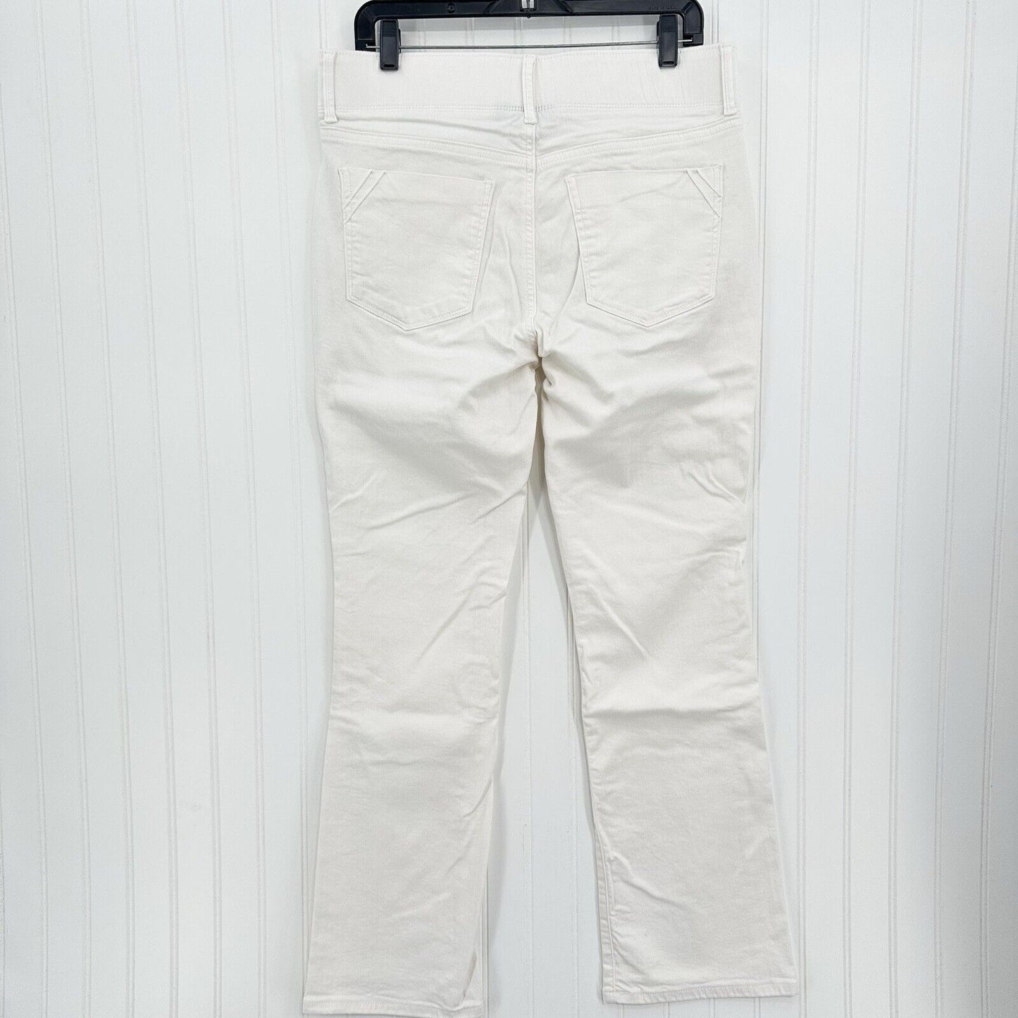 Apt 9 Jeans Womens 12 Bootcut Tummy Control White Stretch Denim Comfort Preppy
