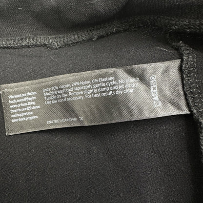 Eileen Fisher Pants XL Washable Crepe Slim Leg Black Minimalist Contemporary