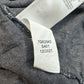 Lucky Brand Top Womens 1X Black White Embroidered Boho Lightweight Shirt Hi Low