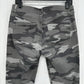 Democracy Jeans Womens 8 Skinny Ab Technology Gray Camo Denim Army Zippers Emo