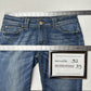 Dont Cry Milan Jeans Womens 12* Long Slim Bootcut Denim Western Cowboy *Flaws