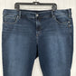 Silver Jeans Womens 24W Elyse Slim Boot Cut Relaxed Blue Denim CowboyWestern EUC