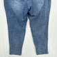 Judy Blue Jeans Womens 14W High Waist Jogger Blue Stretch Denim Elastic Waist