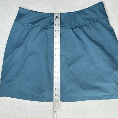 Title Nine Skort Womens Medium Original Dream Buttah Teal Blue Skirt/Shorts EUC