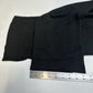 Monrow Pants Womens Small SuperSoft Straight Black Knit Pull On Split Hems Cozy