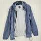 Johnnie O Jacket Mens Medium Dakota Packable Rain Windbreaker Coat Blue *Marks
