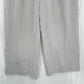 Lafayette 148 Pants Women 12 Petite Silk Wide Leg Light Gray Lined Coastal *Flaw