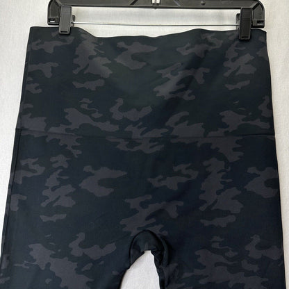 Spanx Leggings Womens 3X Camo Cropped Gray Pull On Pants Camouflage Slimming EUC