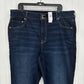 American Eagle Jeans Womens 22 Hi Rise Artist Flare Super Stretch Blue Denim NEW